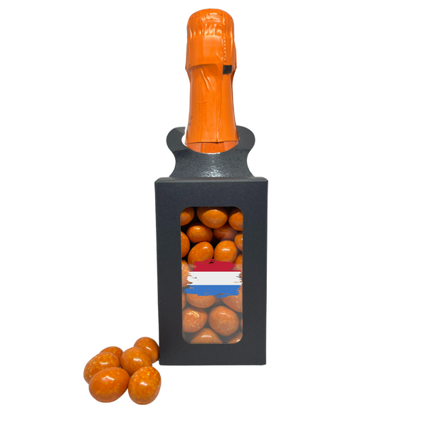 Fleshanger met oranje chocopinda's