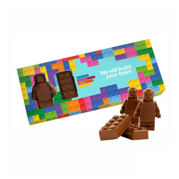 Chocolade Lego in eigen verpakking