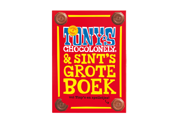 Sinterklaasboek met Tiny Tony's en spelletjes